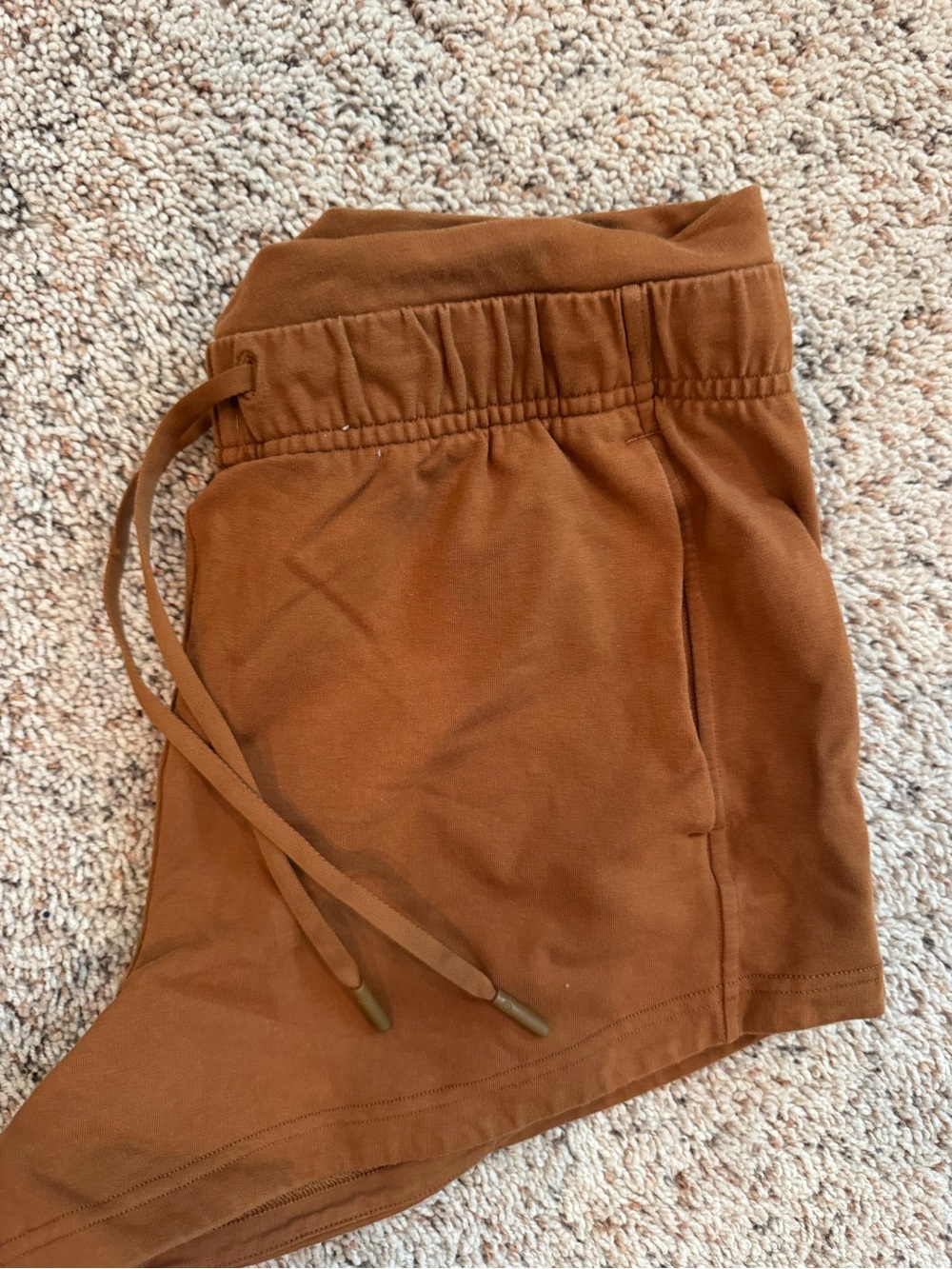 lululemon athletica Women's Athletic Shorts in Rust Brown